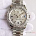  Swiss 3255 Day-Date II Rolex Replica Presidential Baguettes Markers Ruby Dial